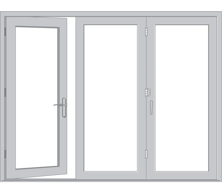 Crystal Lake Pella Architect Reserve Series Contemporary Bifold Patio Door