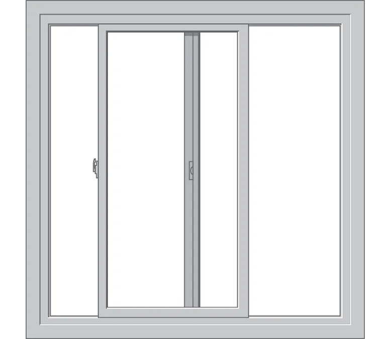 Crystal Lake Pella Hurricane Shield Series Vinyl Sliding Window