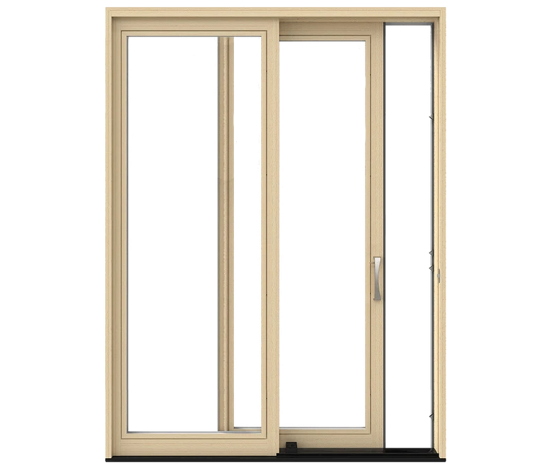 Crystal Lake Pella Lifestyle Series Wood Sliding Patio Doors